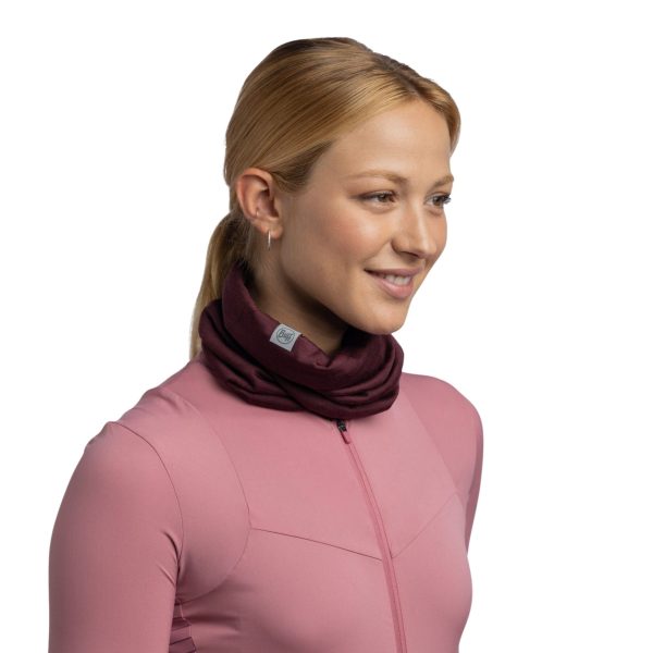 BUFF | MERINO LIGHTWEIGHT NECKWEAR - SOLID GARNET - Scaldacollo in lana merino Online