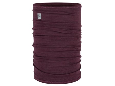 BUFF | MERINO LIGHTWEIGHT NECKWEAR - SOLID GARNET - Scaldacollo in lana merino Online