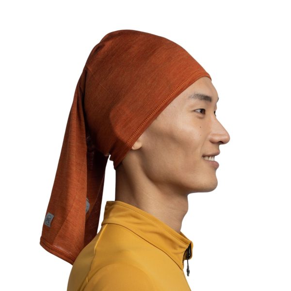 BUFF | MERINO LIGHTWEIGHT NECKWEAR - SOLID CINNAMON - Scaldacollo in lana merino Hot on Sale