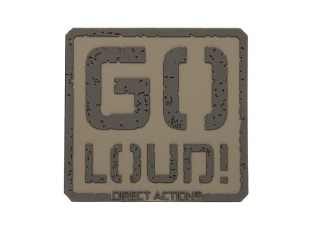 DIRECT ACTION | PATCH VELCRO PVC  - GO LOUD! on Sale