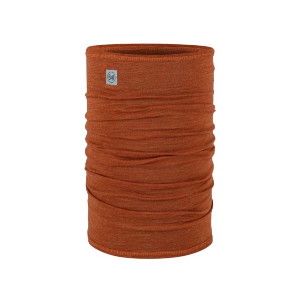 BUFF | MERINO LIGHTWEIGHT NECKWEAR - SOLID CINNAMON - Scaldacollo in lana merino Hot on Sale