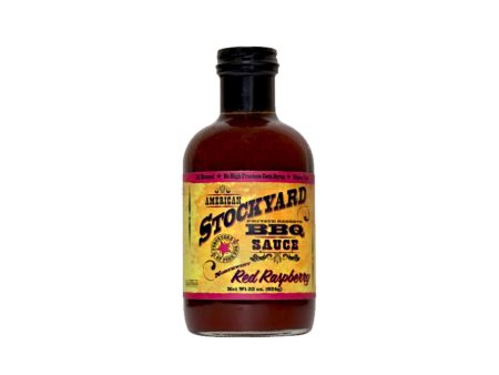 American Stockyard BBQ Sauce Red Raspberry - Rosso acceso For Discount