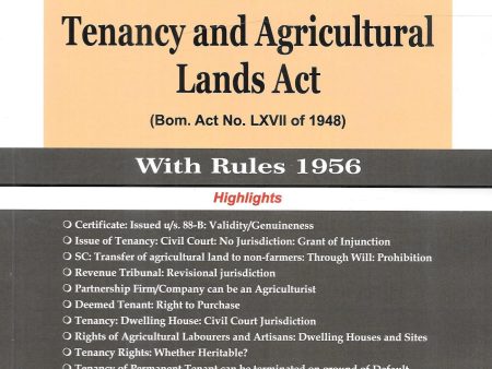 The Maharashtra Tenancy and Agricultural Lands Act For Sale