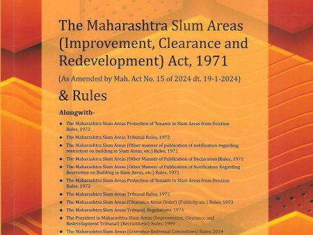 The Maharashtra Slum Areas (Improvement, Clearance And Redevelopment) Act, 1971 & Rules Online