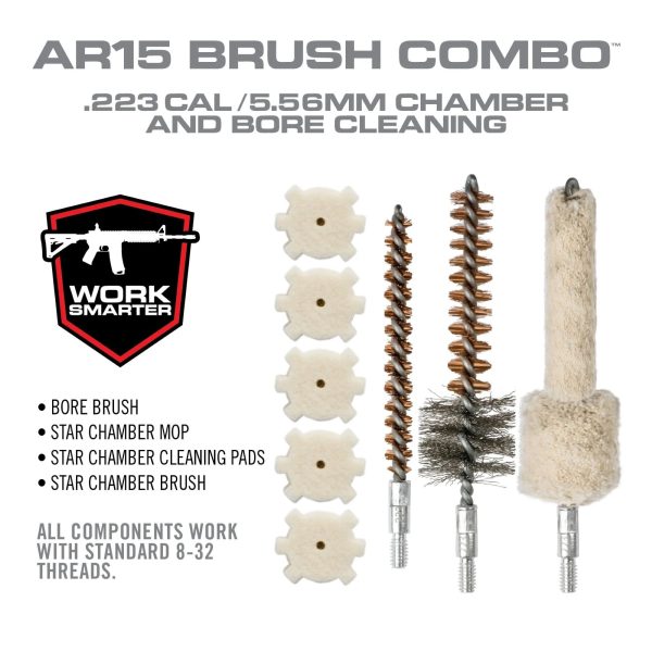 REAL AVID | AR-15 BRUSH COMBO - Scovolini e feltrini per AR15 Online