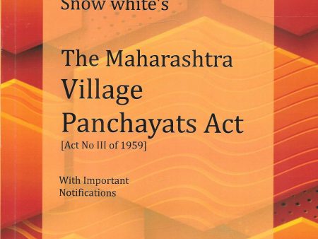 Bare Act - The Maharashtra Village Panchayats Act For Discount