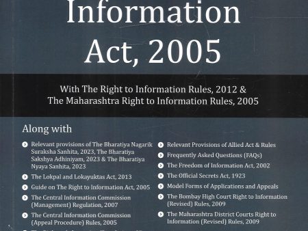 The Right To Information Act For Sale