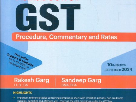 Handbook Of GST Procedure , Commentary And Rates Sale