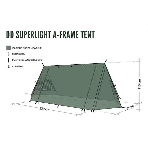 DD - SuperLight A-Frame Tent Discount