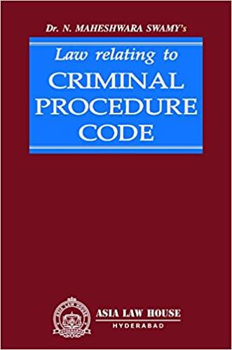 Law relating to Criminal Procedure Code Cheap