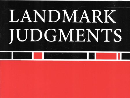 Landmark Judgments Hot on Sale