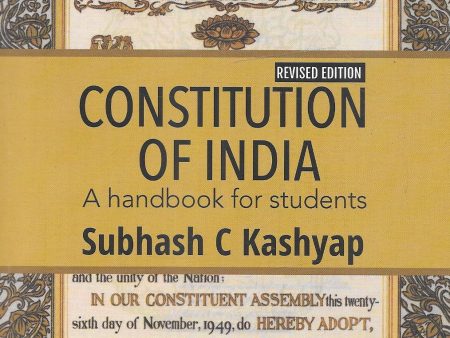 Constitution Of India A Handbook For Students Sale