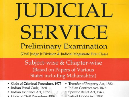 Multiple Choice Questions for Maharashtra Judicial Service - Preliminary Examination For Cheap