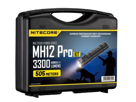 NITECORE - MH12 PRO KIT - Torcia Palmare da 3300 Lumens + kit Supply