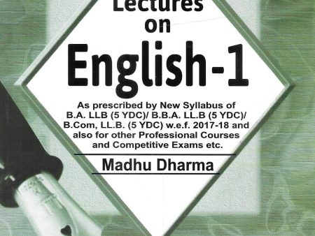 Lectures On English-1 For Discount