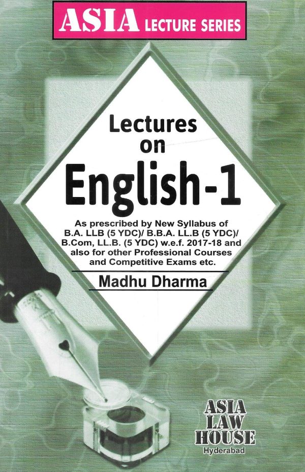 Lectures On English-1 For Discount