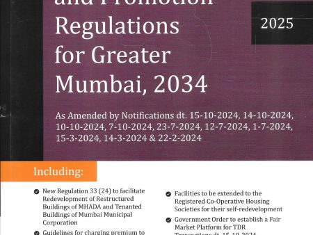 Development Control and Promotion Regulations for Greater Mumbai,2034 (DCPR) Online now