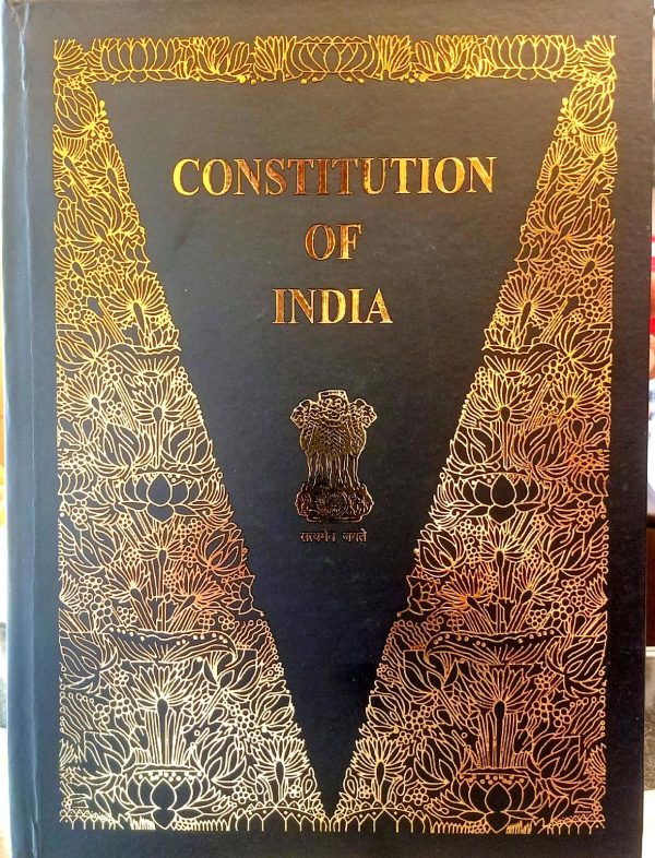 Constitution of India (Calligraphic and Illuminated Copy) [Hardcover] - A4 size Online Hot Sale