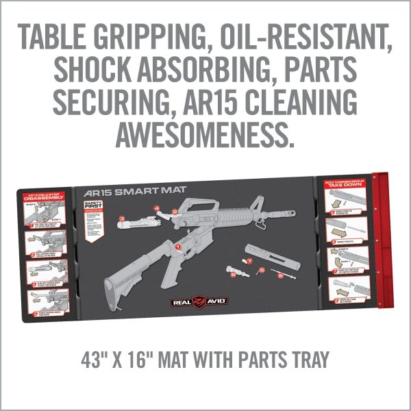 REAL AVID | AR15 SMART MAT - Tappetino per manutenzione AR15 on Sale