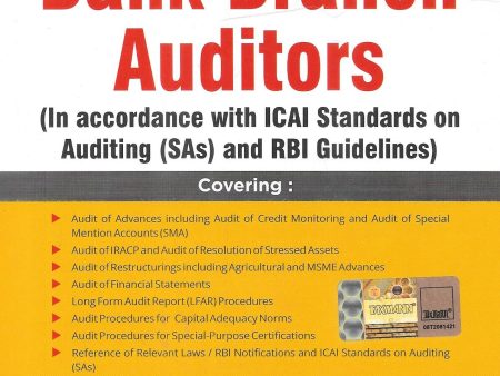 Practical Workbook Bank Branch Auditors (In accordance with ICAI Standards on Auditing (SAs) and Guidelines) Discount