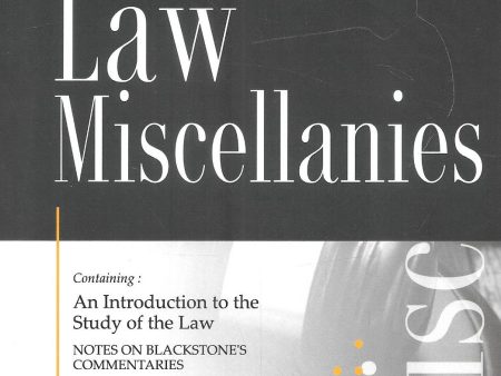 Law Miscellanies on Sale