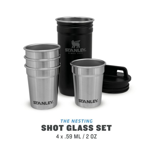 STANLEY ADVENTURE NESTING SHOT GLASS SET - Set di Bicchierini Sale