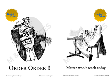 Courtroom Chaos & Legal Laughter: A Humorous Poster Set for Lawyers! For Discount