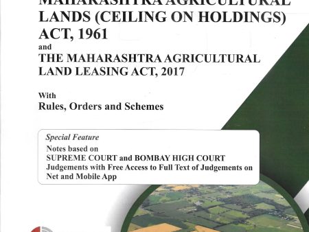 The Maharashtra Agricultural Lands (Ceiling on Holdings) Act,1961 For Sale